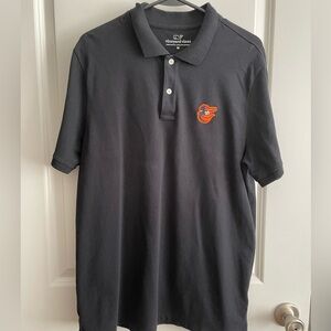Vineyard Vines Black Orioles Polo